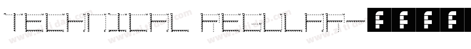 Technical Regular字体转换